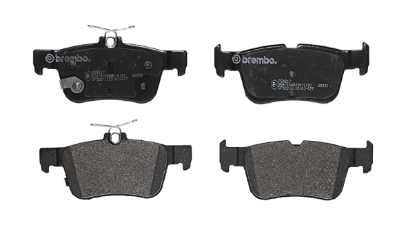 A.B.S. P 24 217 BREMBO Bremsbelagsatz, Scheibenbremse